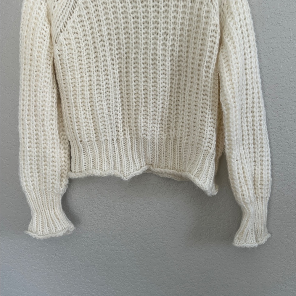 Wooden Ships Tara Rails Turtleneck Knit Sweater. Size M/L - Picture 4 of 8